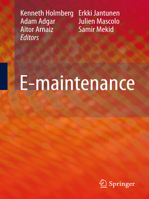 cover image of E-maintenance